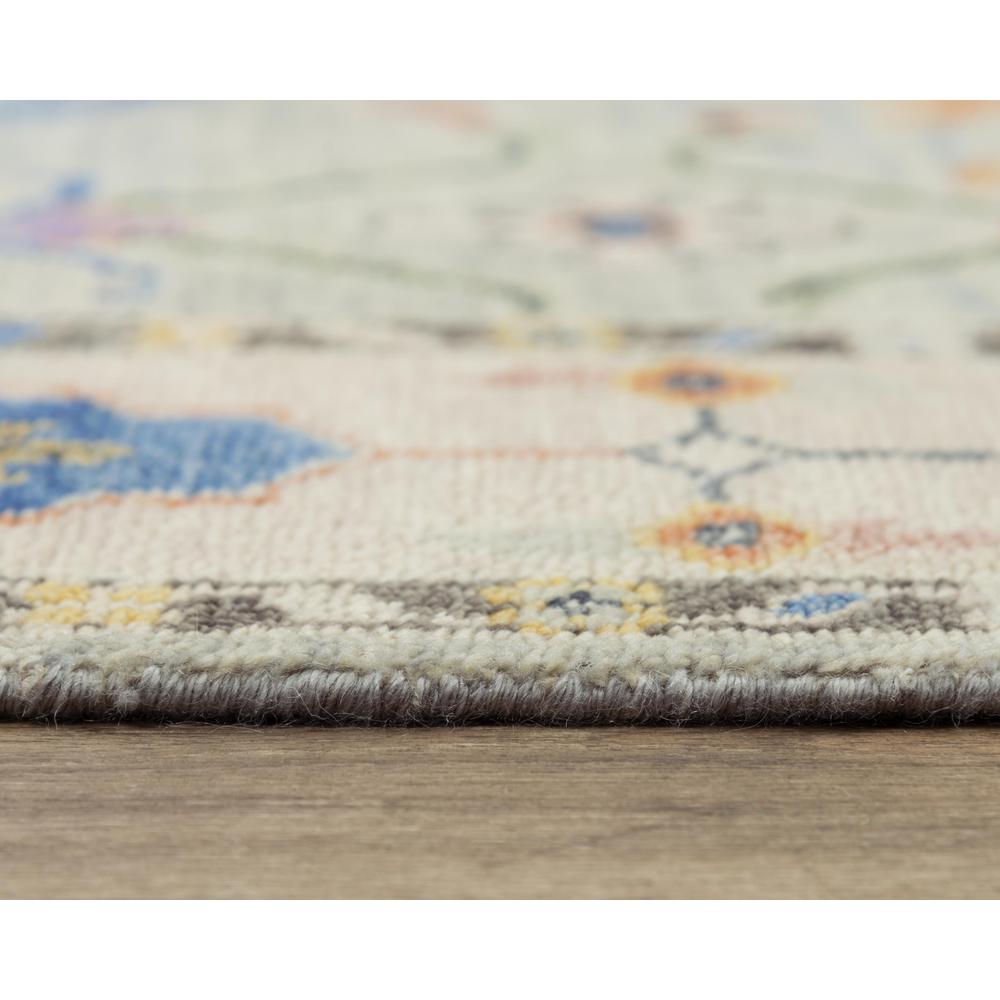 Hand Knotted Cut Pile Wool Rug, 6' x 9'. Picture 6