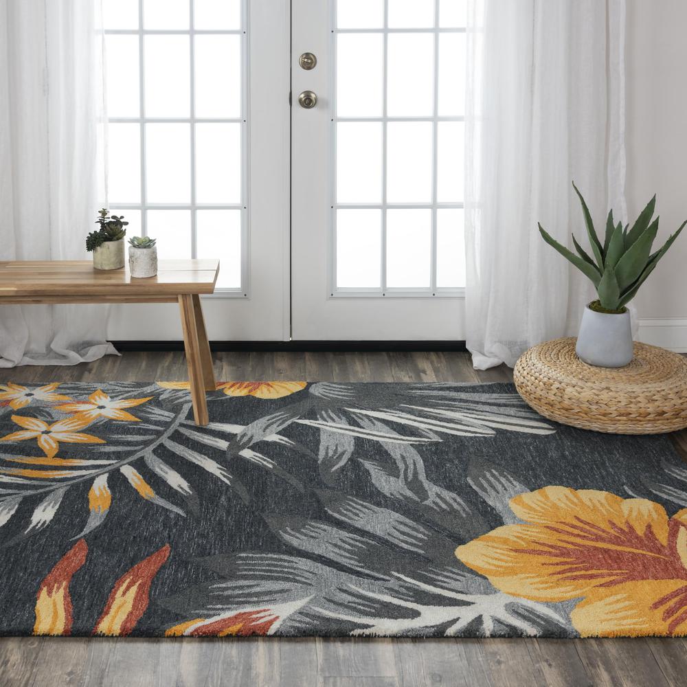 8' x 10' Hand-Tufted Rectangle Rug. Picture 2