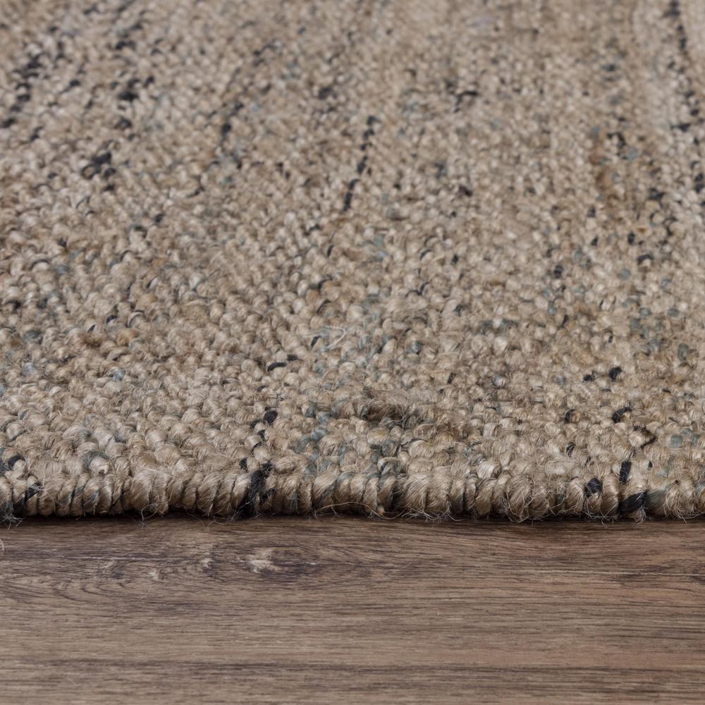 Hand Woven Flat Weave Pile Jute Rug, 8' x 10'. Picture 5