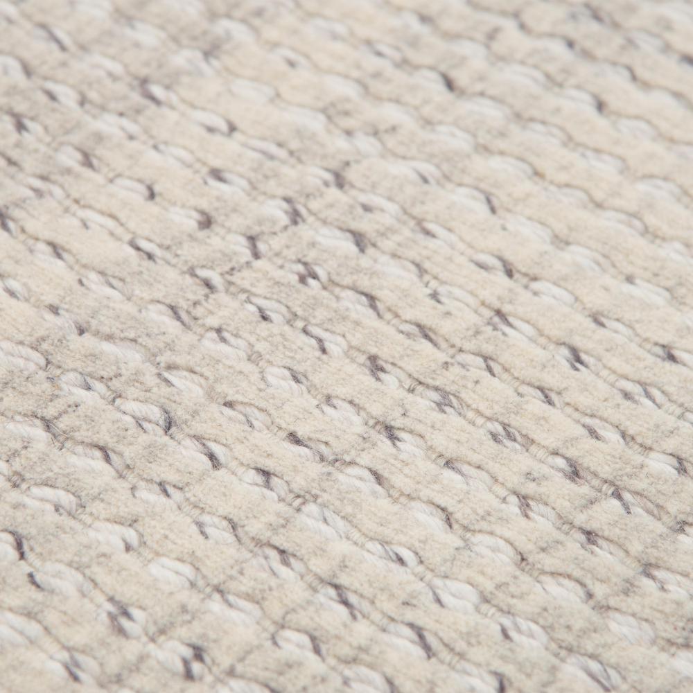 Hand Loomed Cut & Loop Pile Wool/ Polyester Rug, 7'6" x 9'6". Picture 5