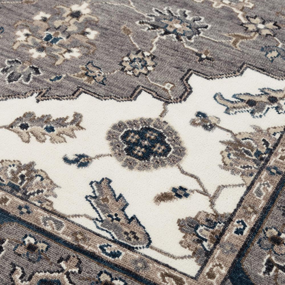 Hand Knotted Cut Pile Wool Rug, 6' x 9'. Picture 4