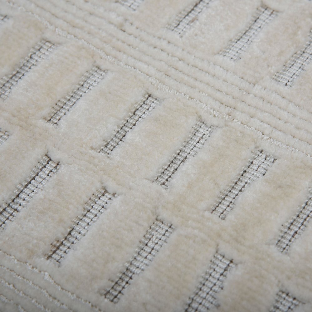 8' x 10' Cut High Low Pile Hand Loomed Rug. Picture 3
