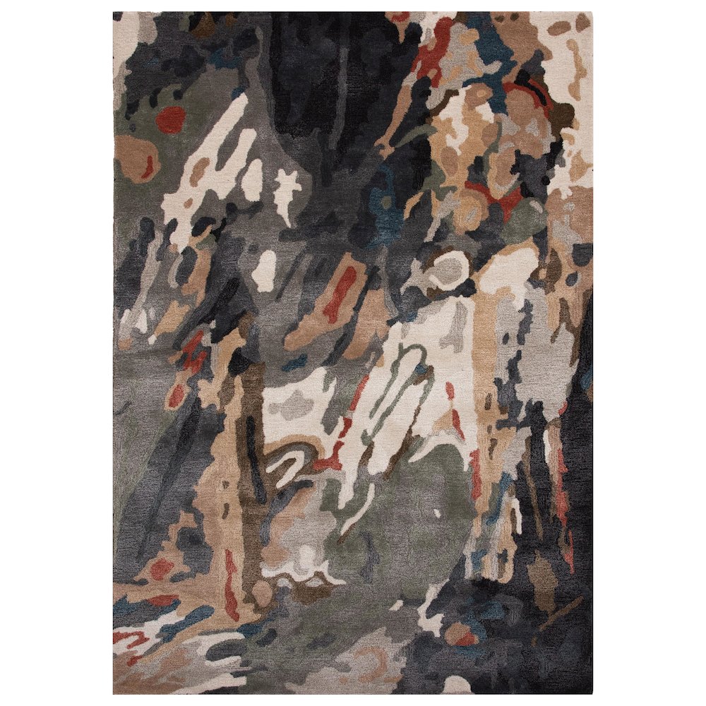 7'9" x 9'9" Cut Pile Hand Tufted Rug. Picture 1