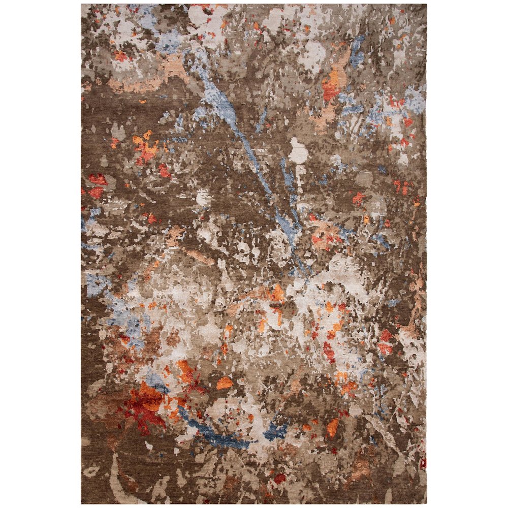 8' x 10' Cut Pile Hand Knotted Rug. Picture 1