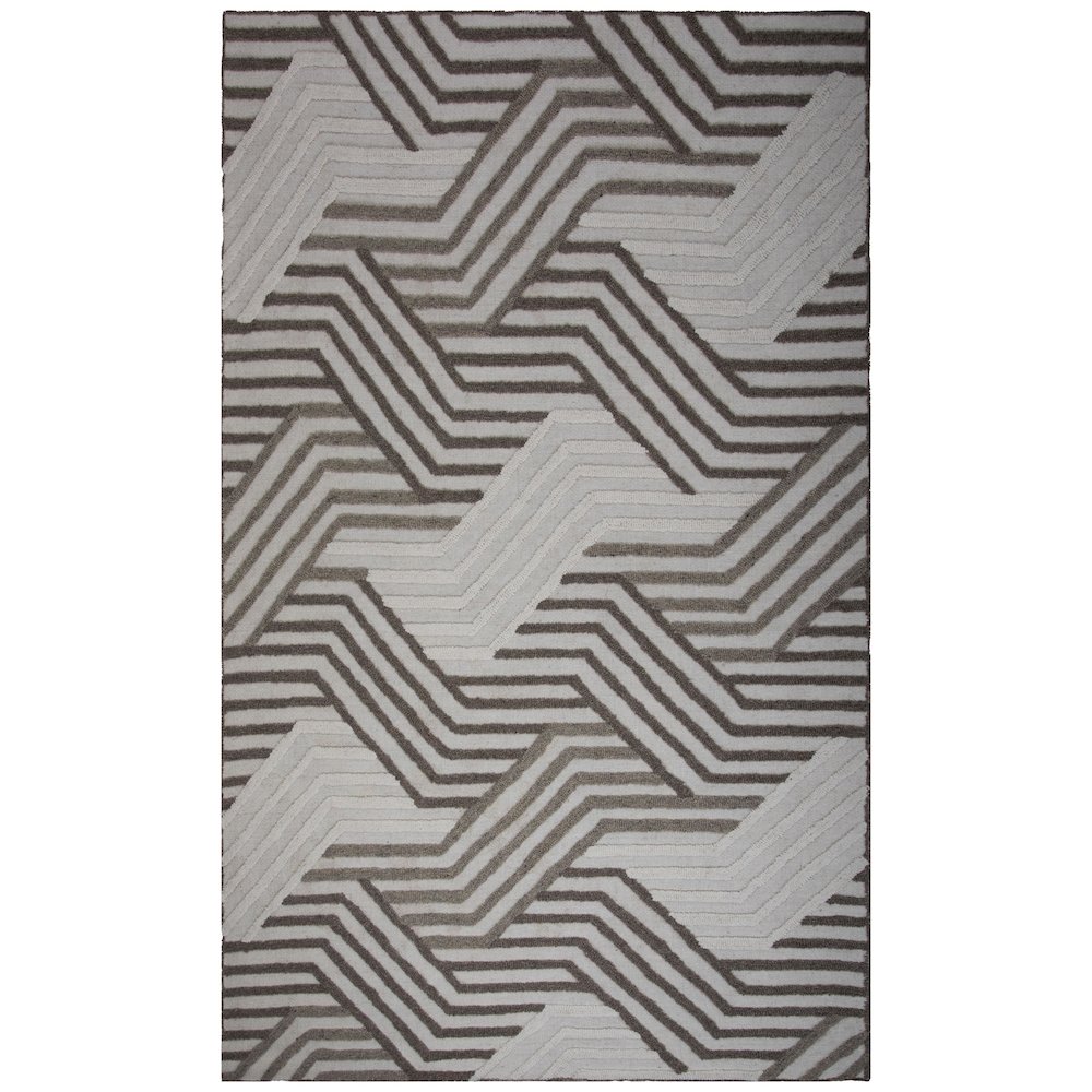 8' x 10' Hand-Tufted Rectangle Rug. Picture 1