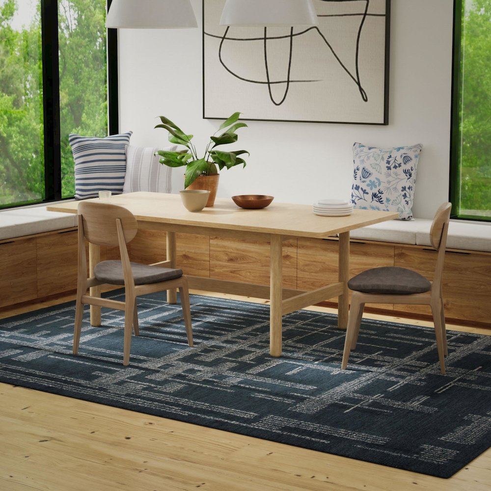 8' x 10' Hand-Tufted Rectangle Rug. Picture 4