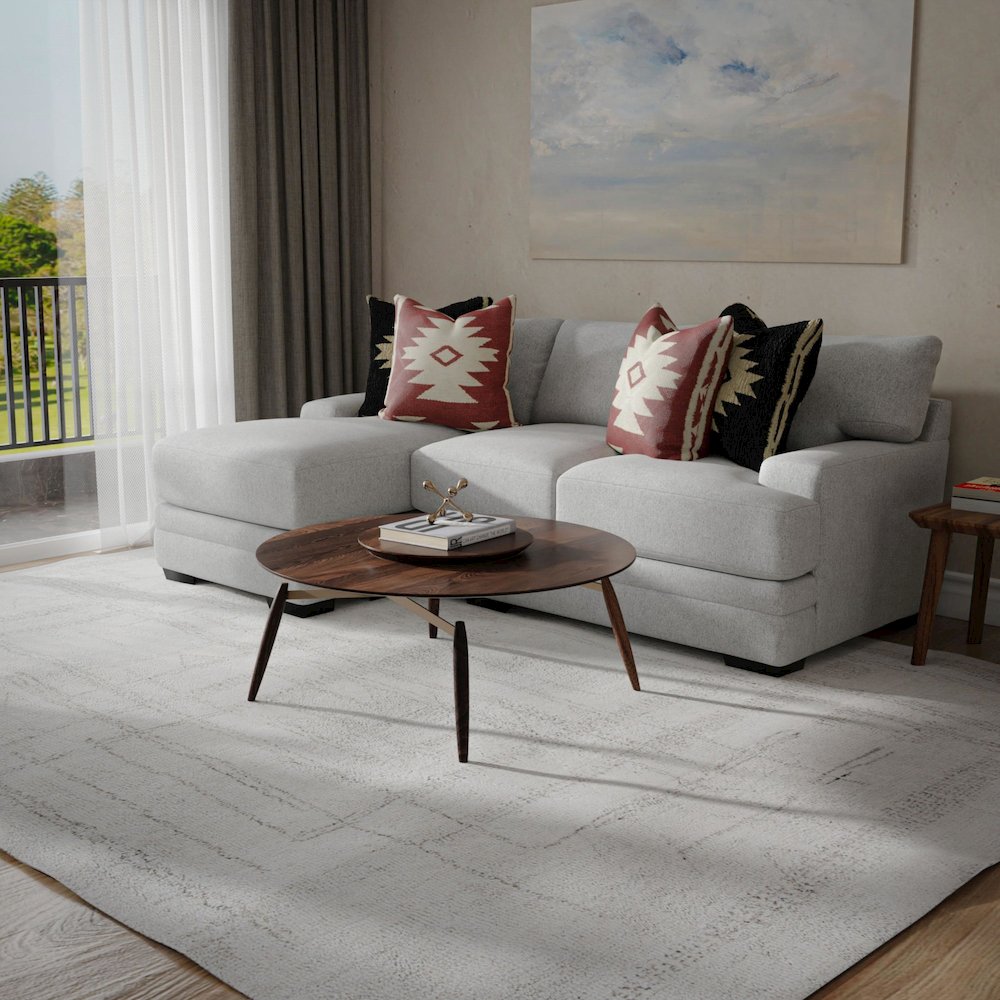 8' x 10' Hand-Tufted Rectangle Rug. Picture 4