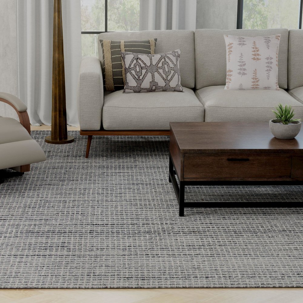 8' x 10' Hand-Tufted Rectangle Rug. Picture 3