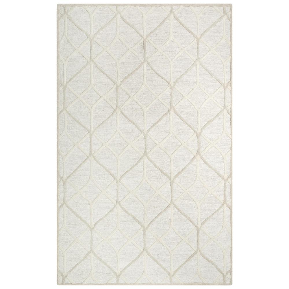 Hand Tufted Loop Pile Wool Internet Rug , 7'9" x 9'9". Picture 1