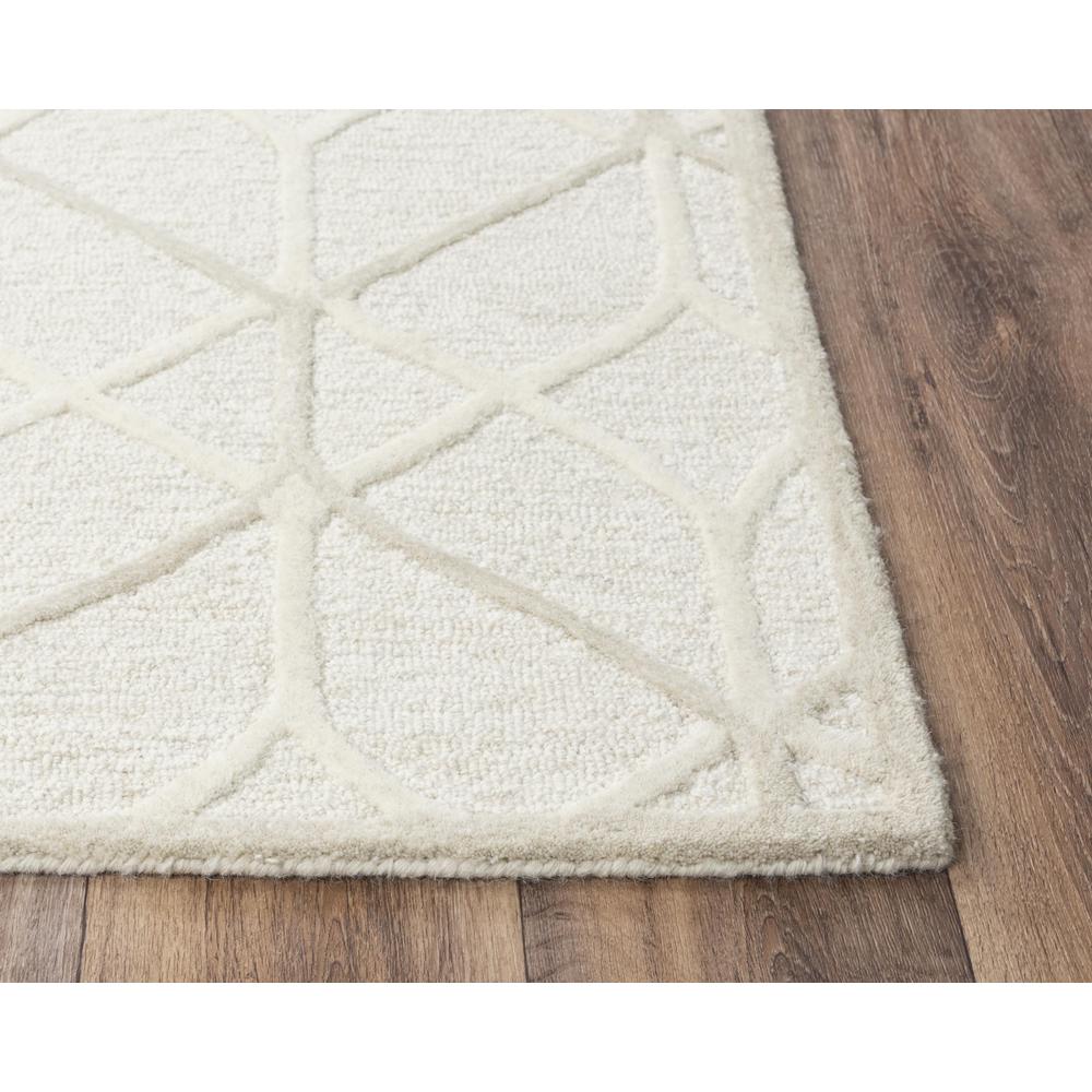 Hand Tufted Loop Pile Wool Internet Rug , 7'9" x 9'9". Picture 3