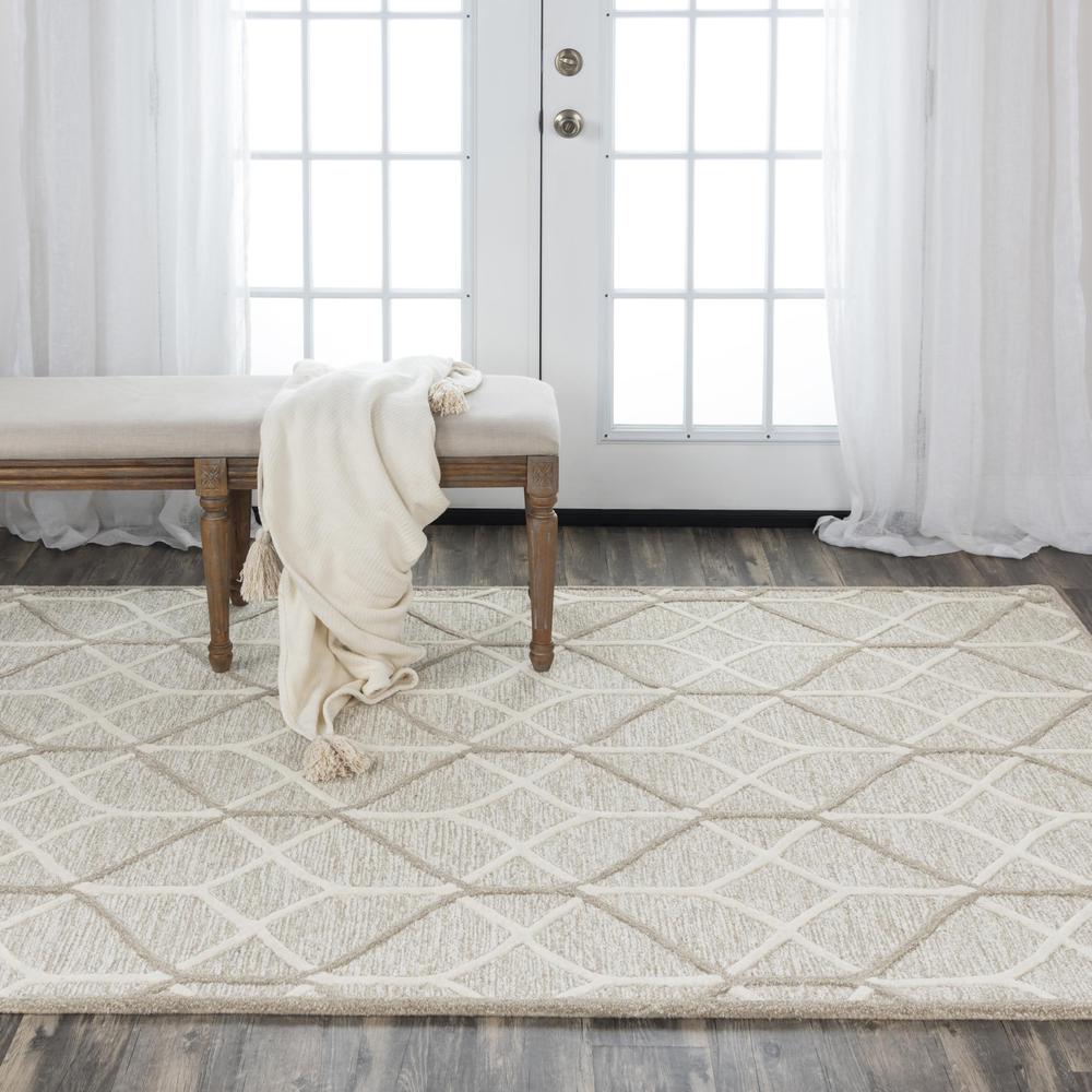 Hand Tufted Loop Pile Wool Internet Rug , 7'9" x 9'9". Picture 2