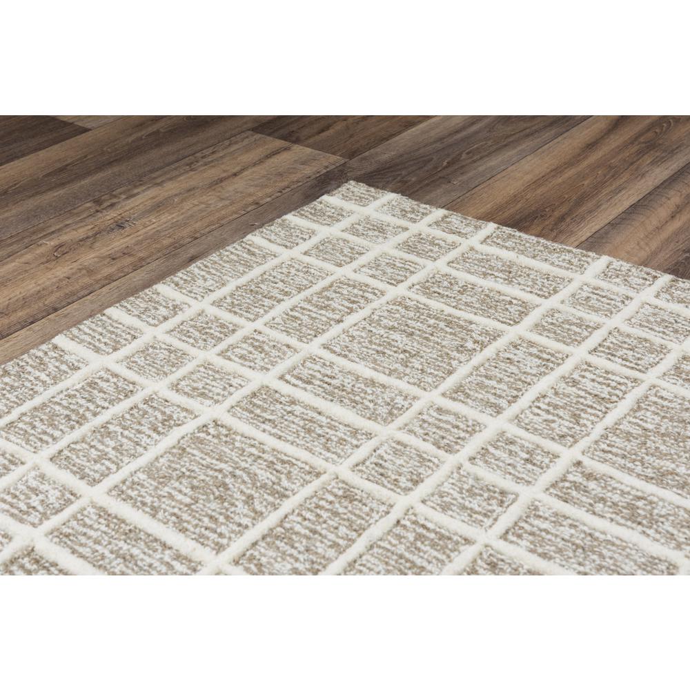 Hand Tufted Loop Pile Wool Internet Rug , 7'9" x 9'9". Picture 4