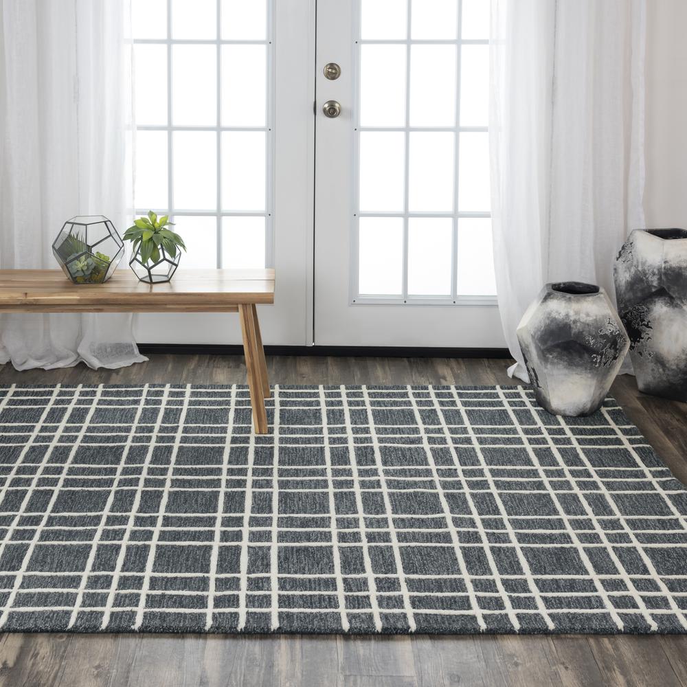 8' x 10' Hand-Tufted Rectangle Rug. Picture 6