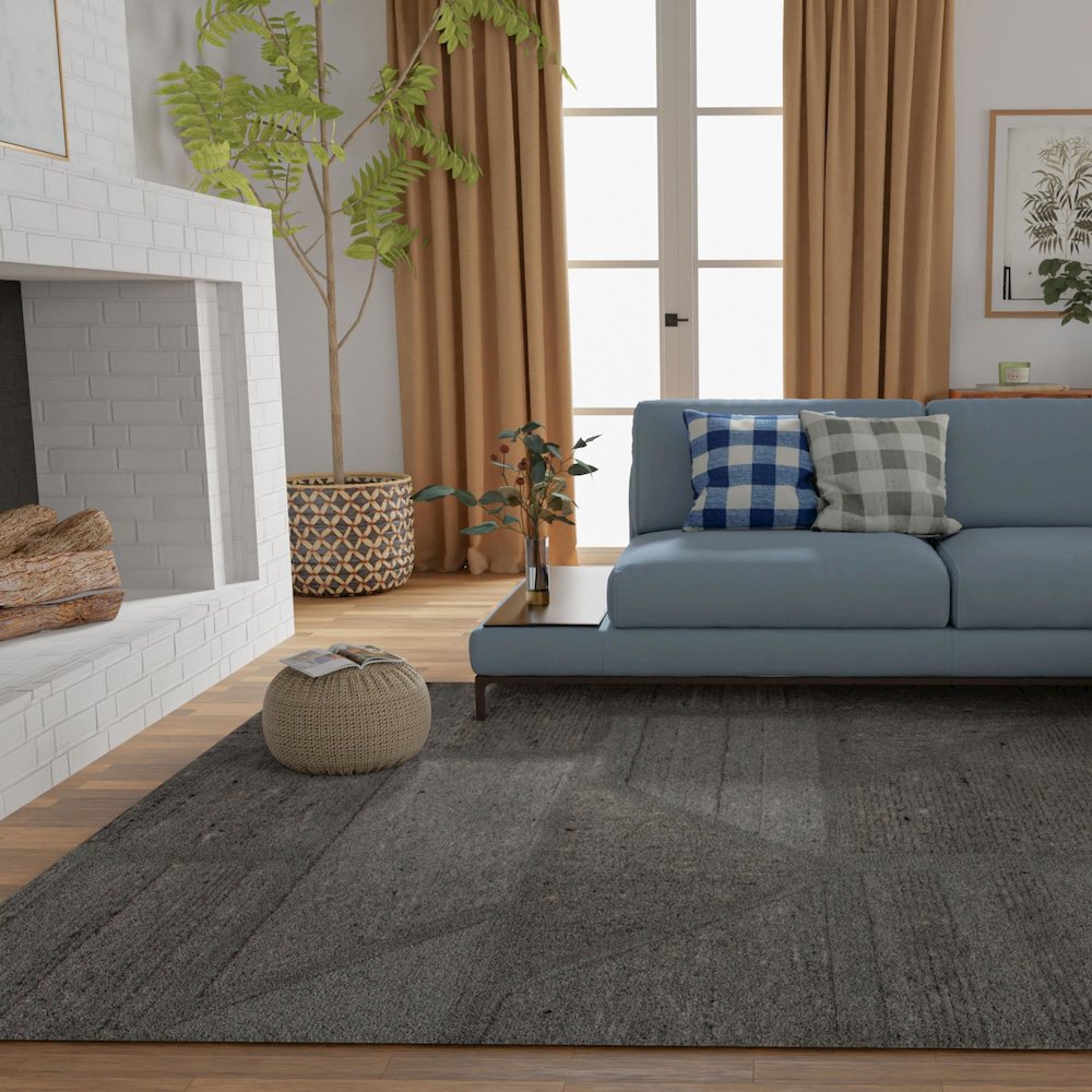 8' x 10' Hand-Tufted Rectangle Rug. Picture 8