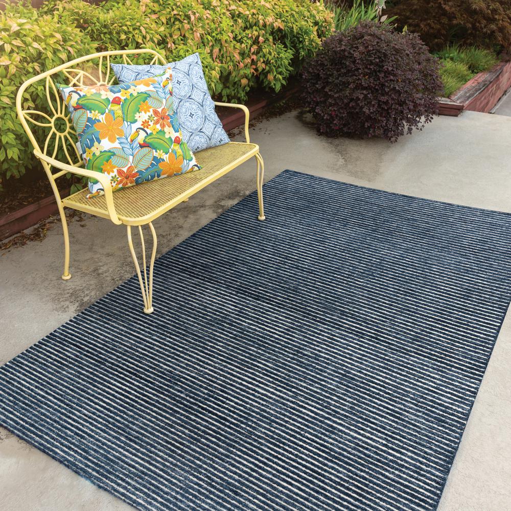 Hand Tufted Loop Pile Recycled Polyester Internet Rug , 7'9" x 9'9". Picture 2