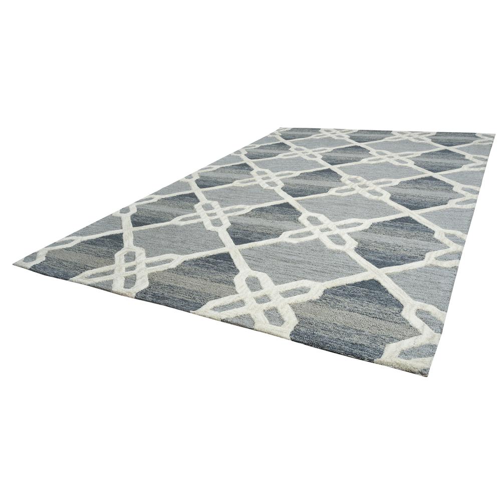 8' x 10' Hand-Tufted Rectangle Rug. Picture 1