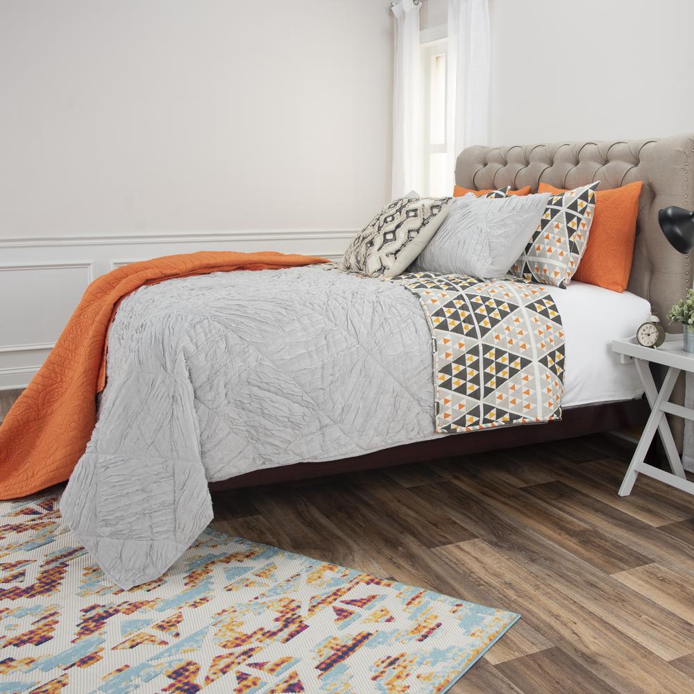 Rizzy Home 20" x 26" Standard Sham- BQ4199. Picture 5