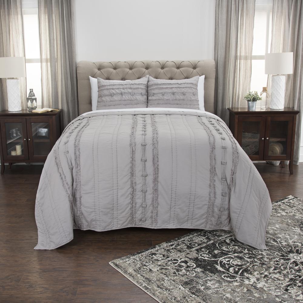Rizzy Home 20" x 26" Standard Sham- BQ4580. Picture 2