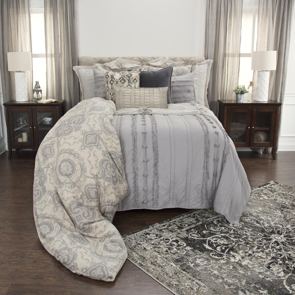 Rizzy Home 20" x 26" Standard Sham- BQ4580. Picture 5