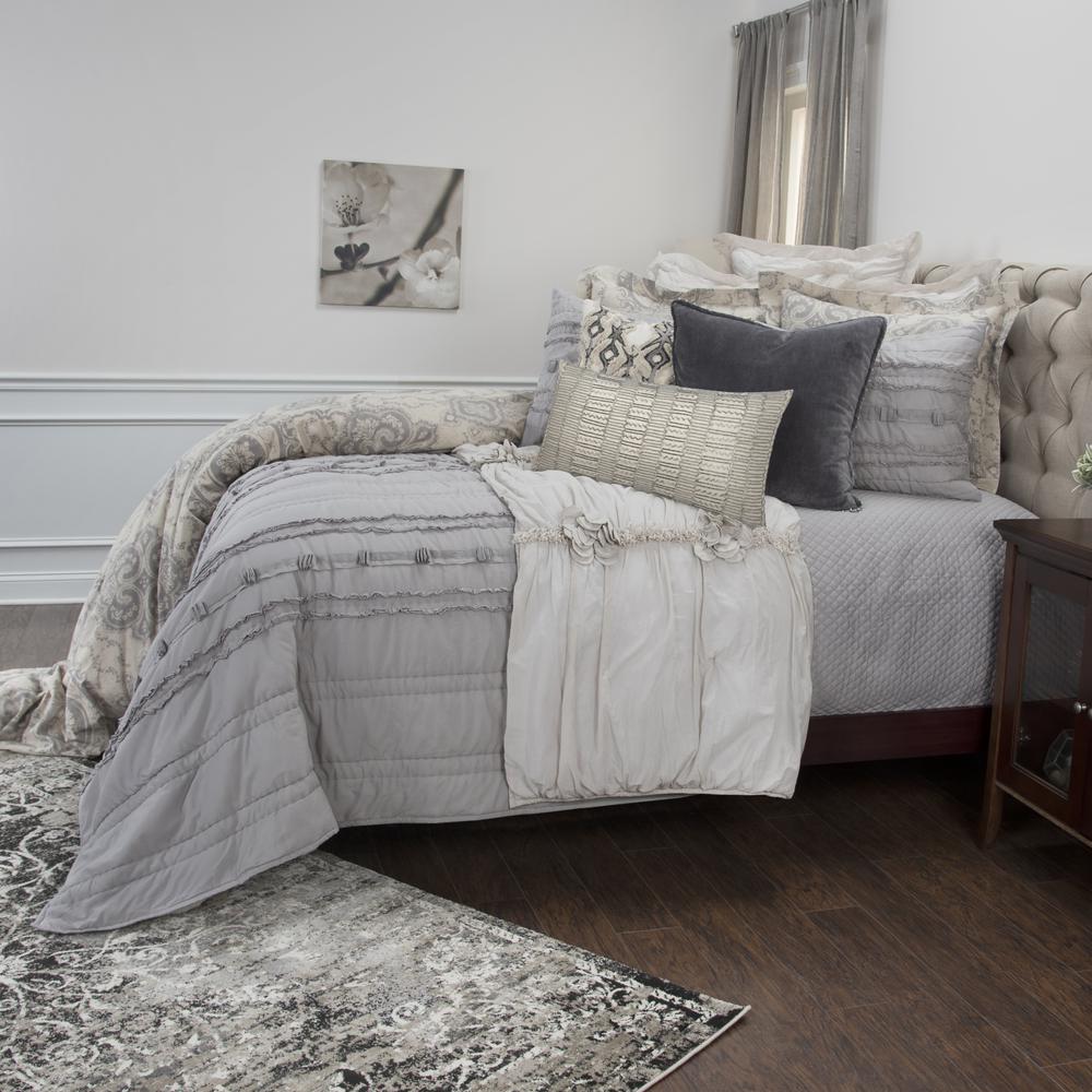 Rizzy Home 20" x 26" Standard Sham- BQ4580. Picture 6