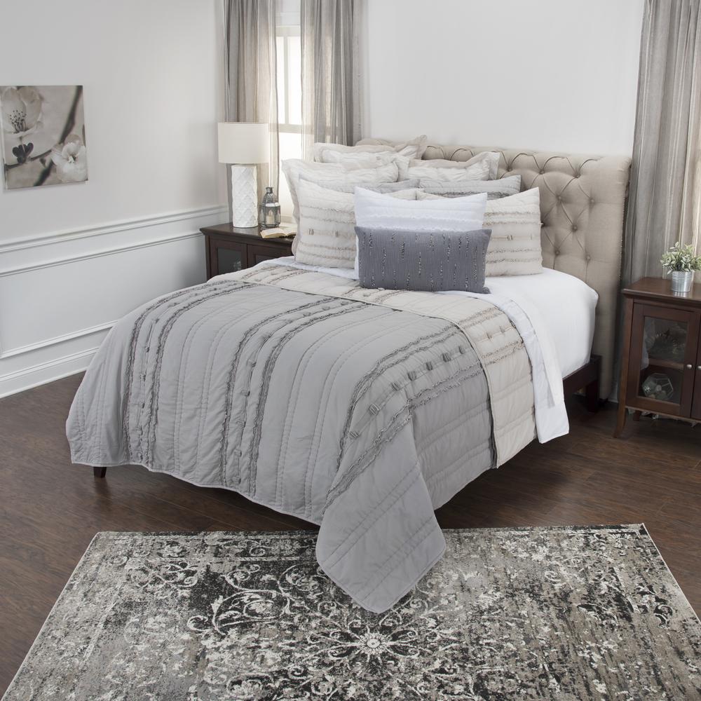 Rizzy Home 20" x 26" Standard Sham- BQ4580. Picture 7