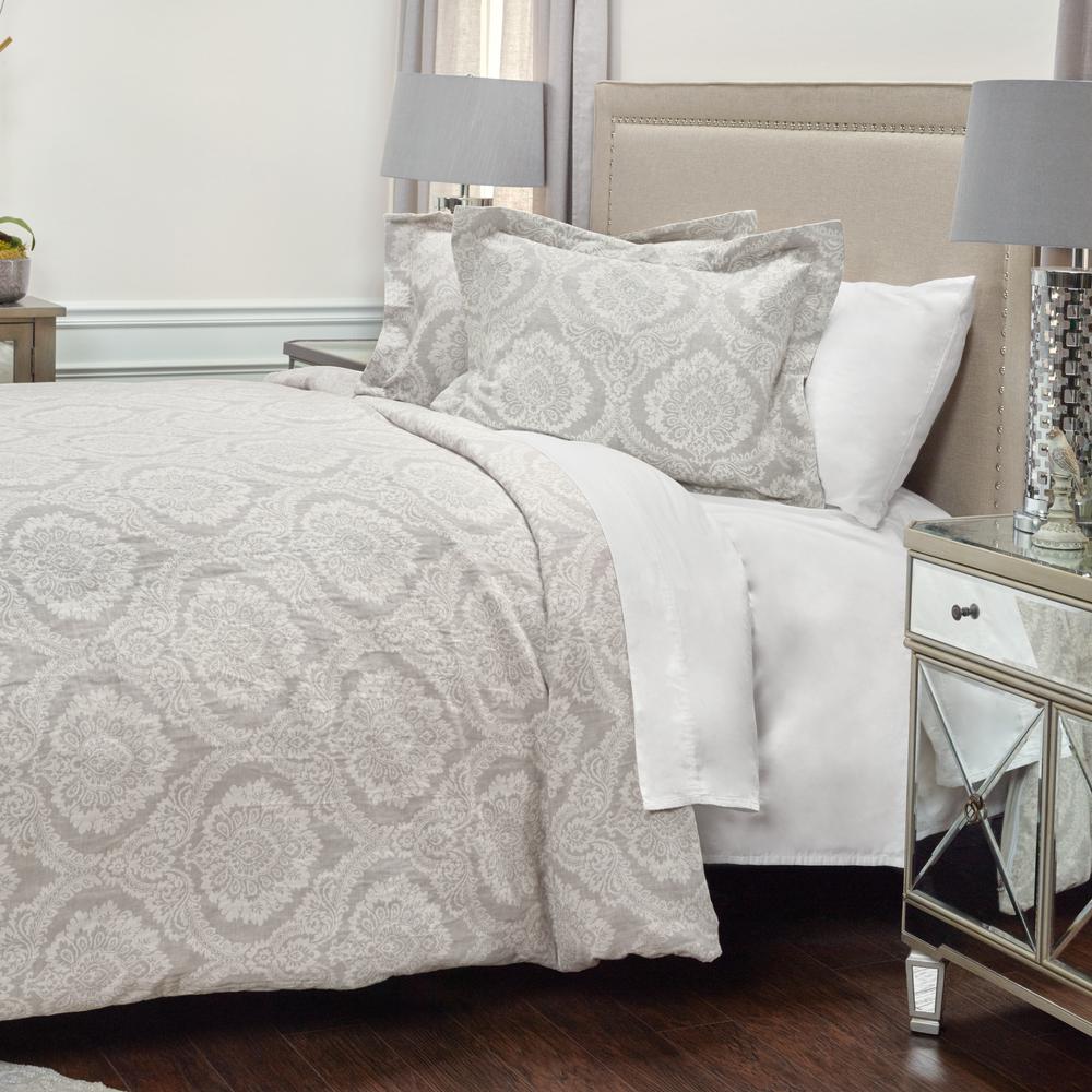 Rizzy Home 90" x 92" Duvet - BT3011. Picture 3