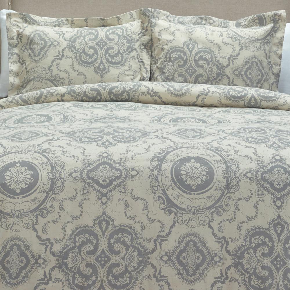 Rizzy Home 70" x 86" Duvet - BT4194. Picture 6