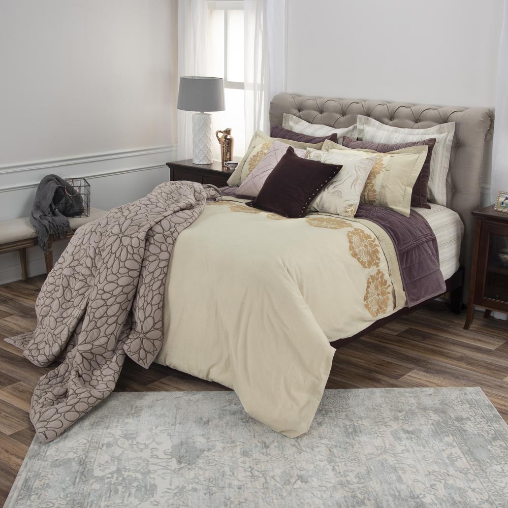 Rizzy Home 98" x 98" Duvet - BT4468. Picture 4