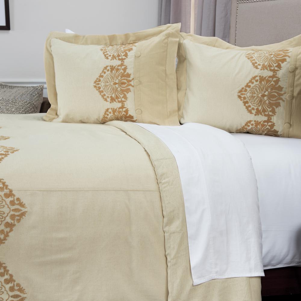 Rizzy Home 98" x 98" Duvet - BT4468. Picture 1