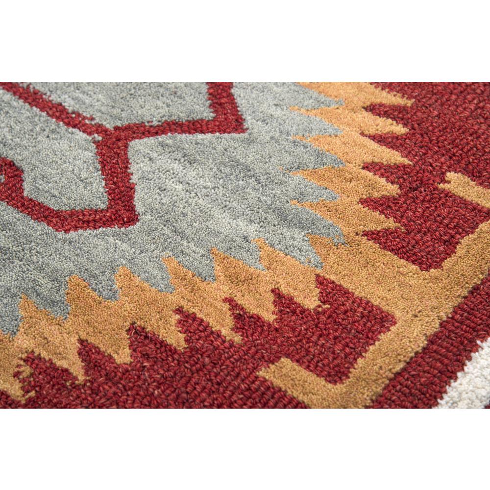 Durango Red 8' x11' Hand-Tufted Rug- DR1013. Picture 2
