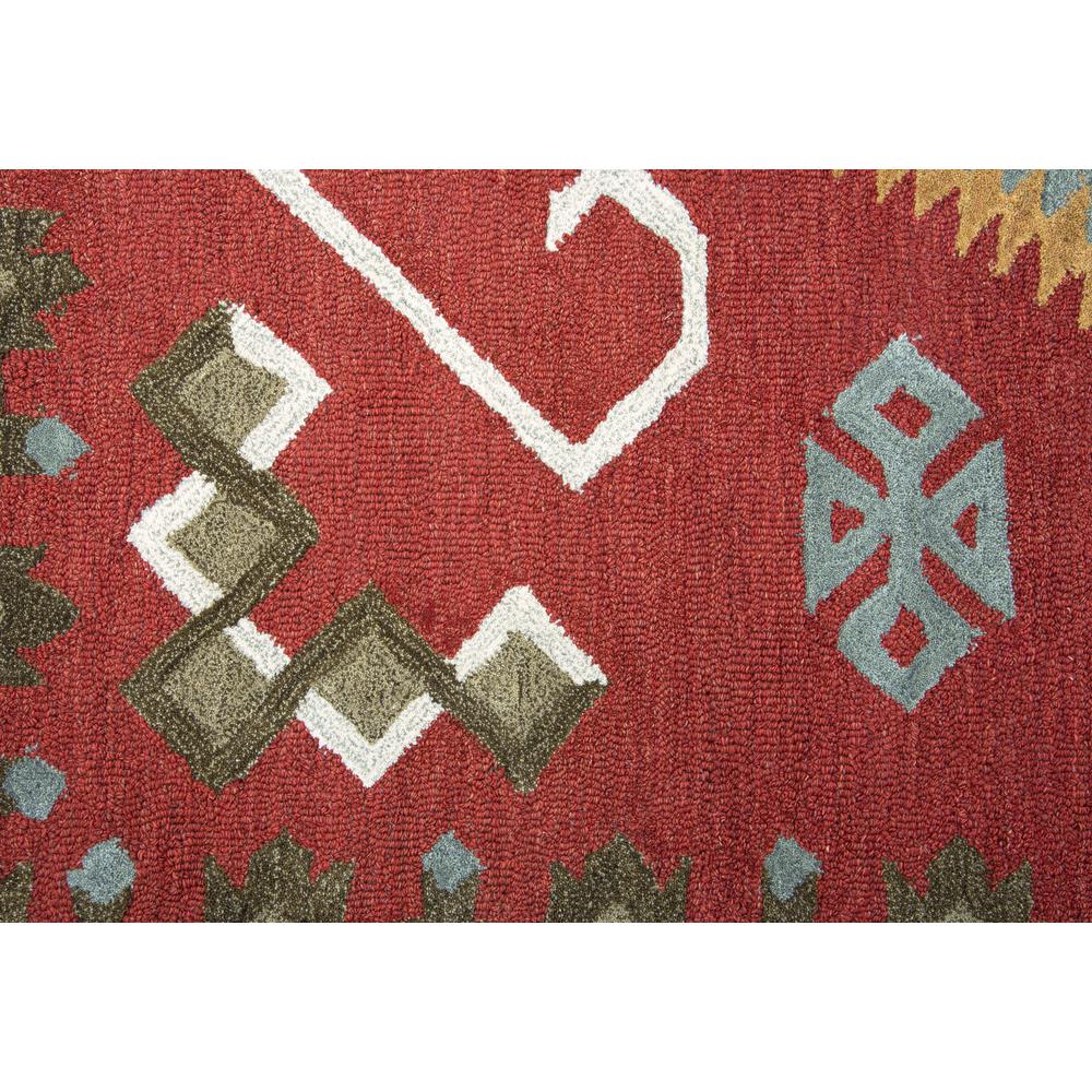 Durango Red 8' x11' Hand-Tufted Rug- DR1013. Picture 3