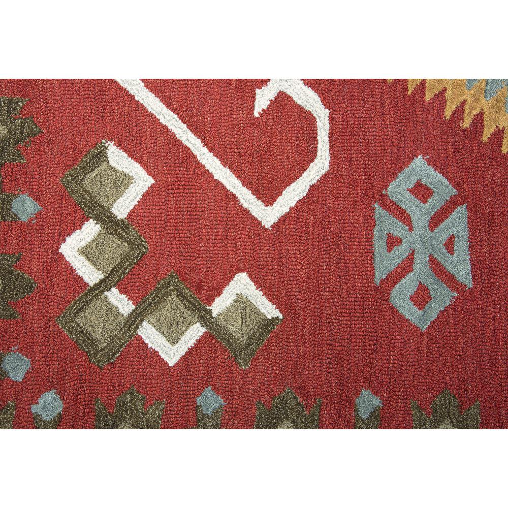 Durango Red 8' x11' Hand-Tufted Rug- DR1013. Picture 9