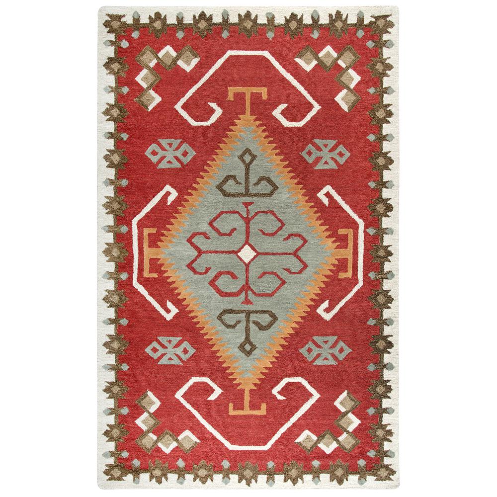 Durango Red 8' x11' Hand-Tufted Rug- DR1013. Picture 10