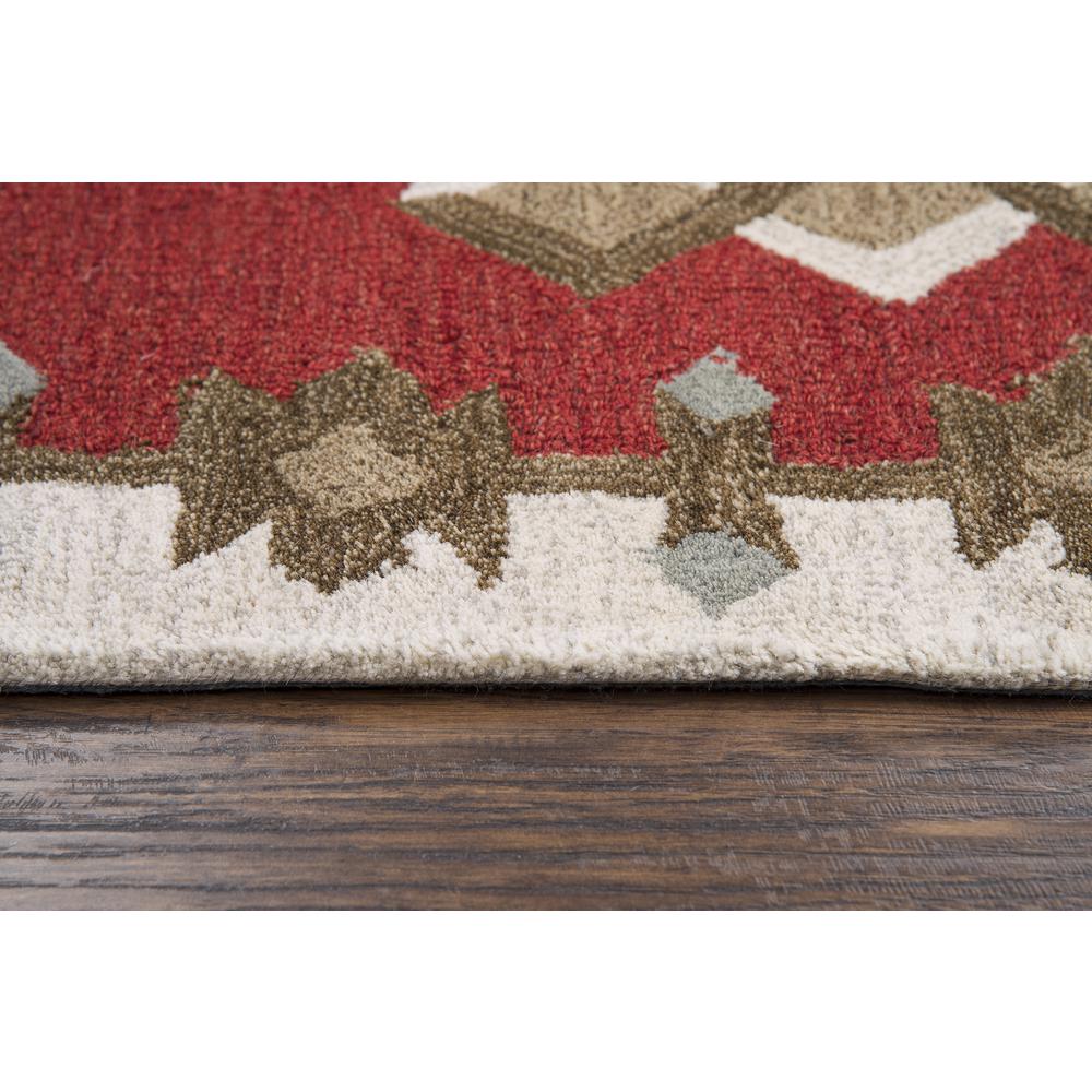Durango Red 8' x11' Hand-Tufted Rug- DR1013. Picture 11