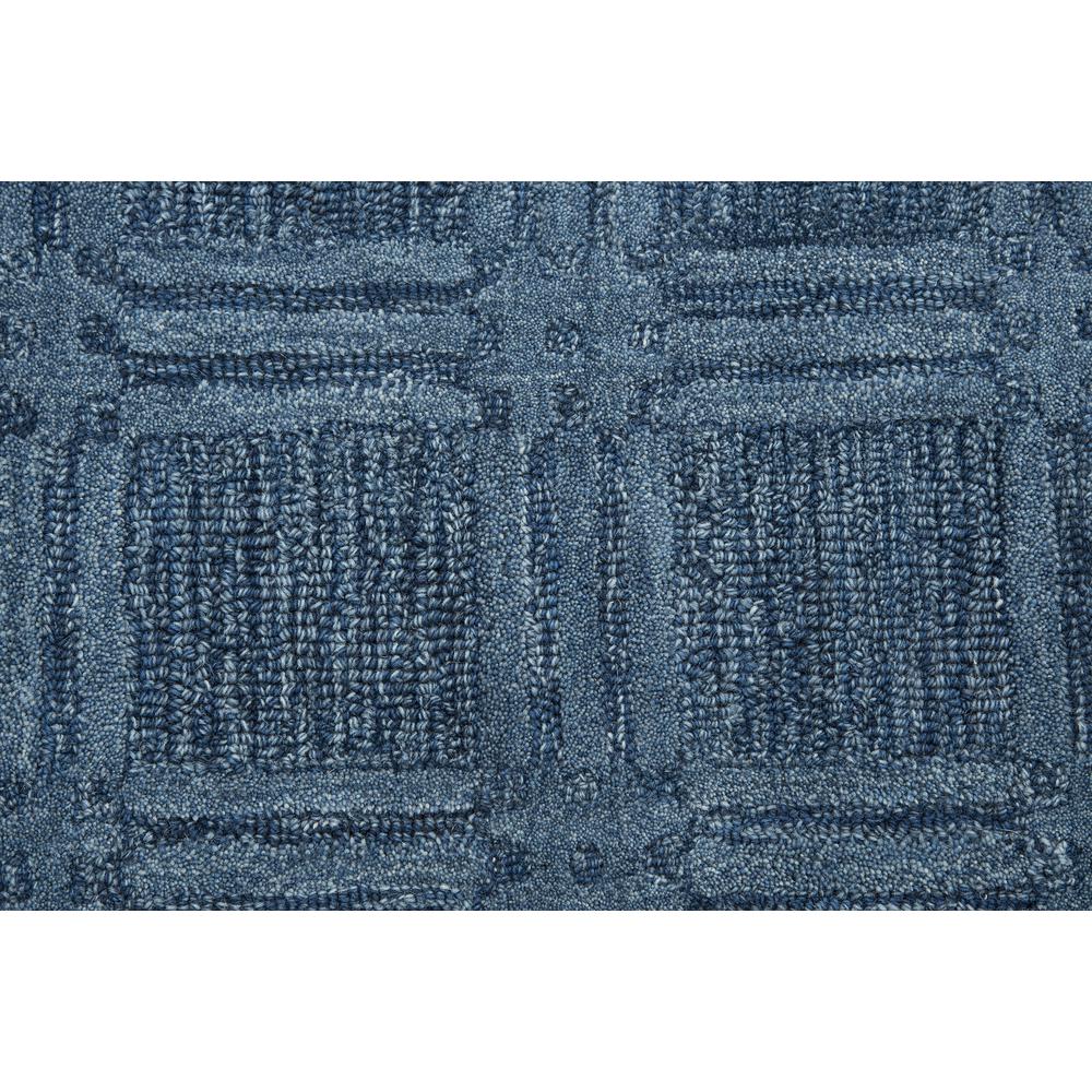 Hand Tufted Cut & Loop Pile Wool Rug, 9' x 12'. Picture 8
