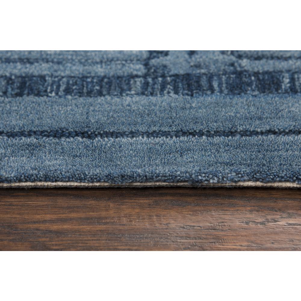 Hand Tufted Cut & Loop Pile Wool Rug, 9' x 12'. Picture 5