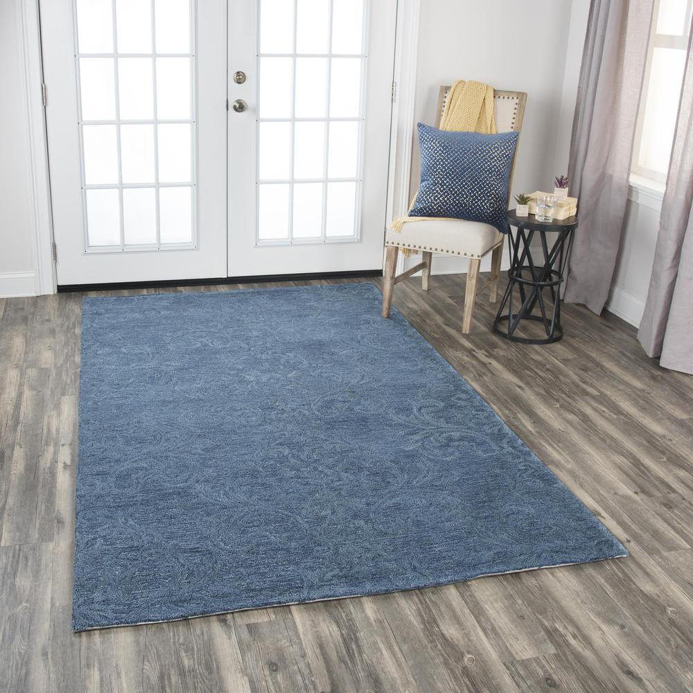 5' x 8' Hand-Tufted Rectangle Rug. Picture 2