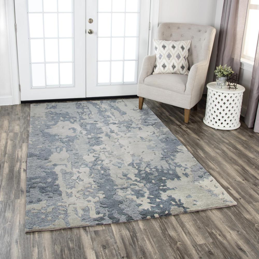 2' x 8' Hand-Tufted Rectangle Runner. Picture 2