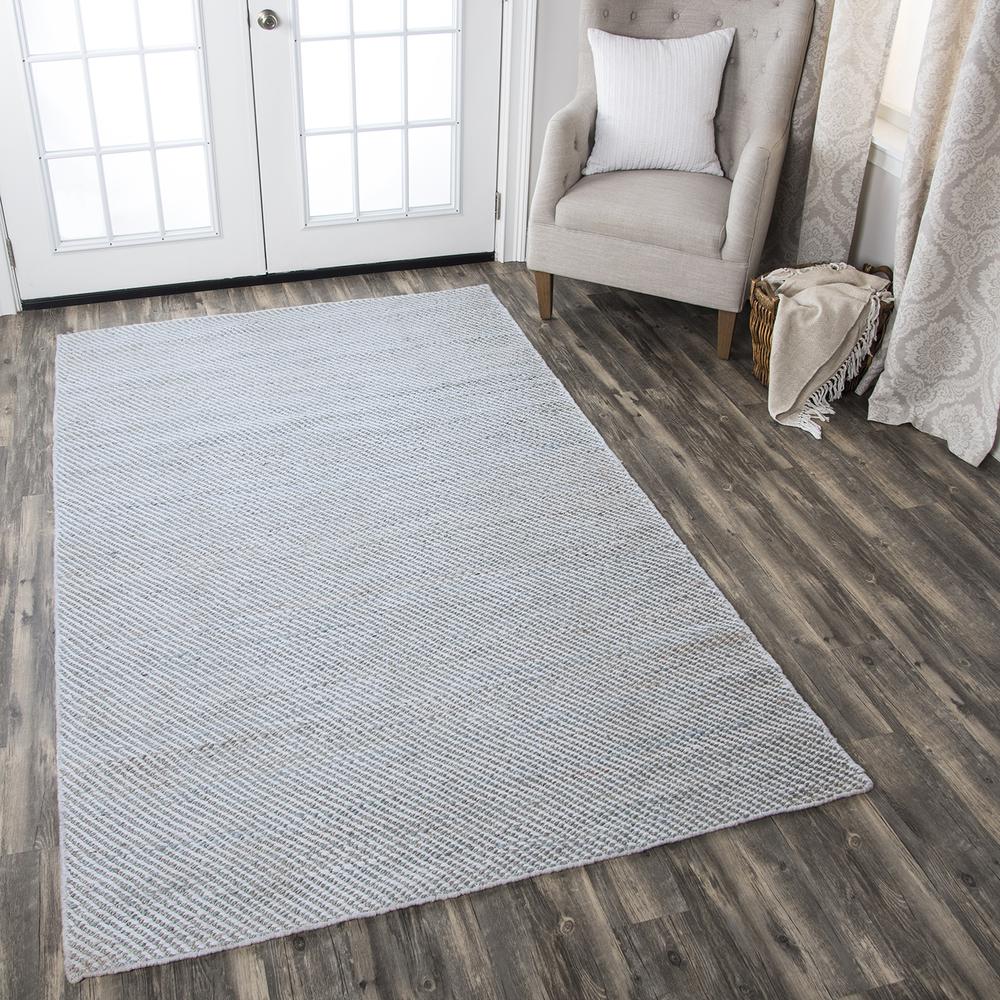 5' x 8' Hand-Woven Rectangle Rug. Picture 15