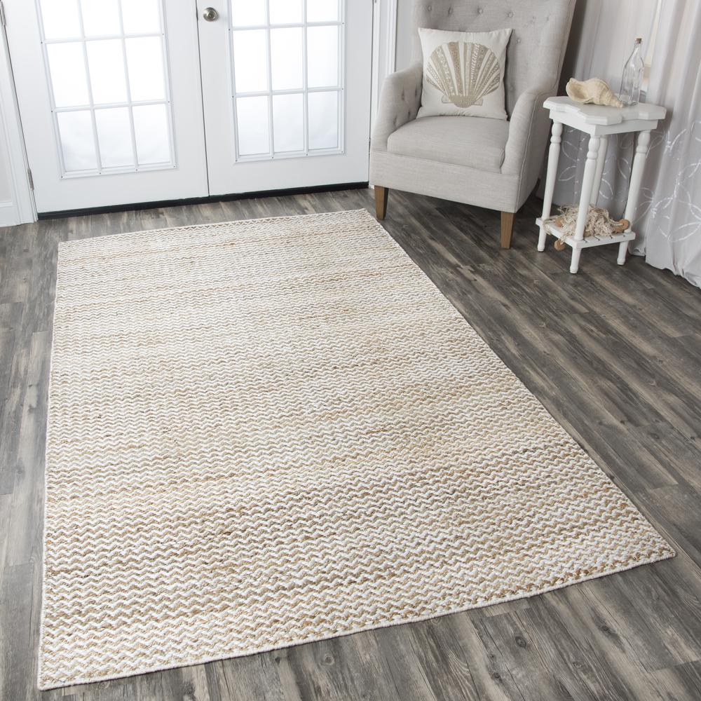 5' x 8' Hand-Woven Rectangle Rug. Picture 7