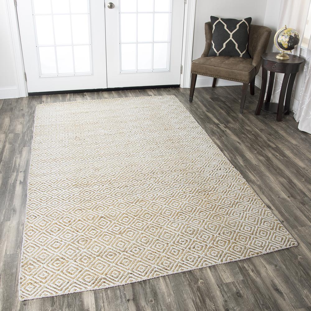 5' x 8' Hand-Woven Rectangle Rug. Picture 13