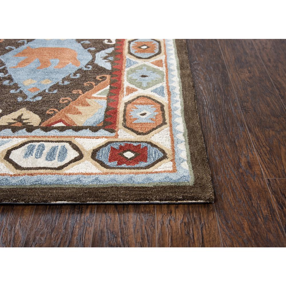 5' x 8' Hand-Tufted Rectangle Rug. Picture 1