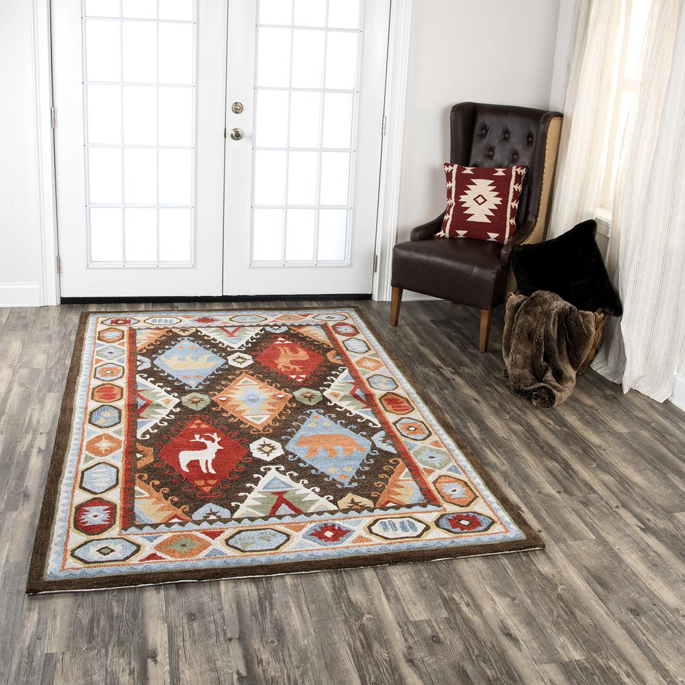 5' x 8' Hand-Tufted Rectangle Rug. Picture 12