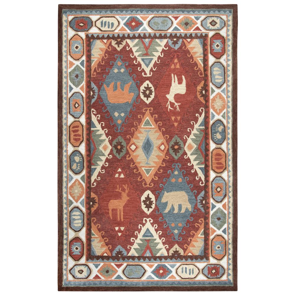 5' x 8' Hand-Tufted Rectangle Rug. Picture 4
