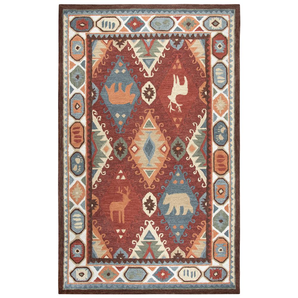 5' x 8' Hand-Tufted Rectangle Rug. Picture 10