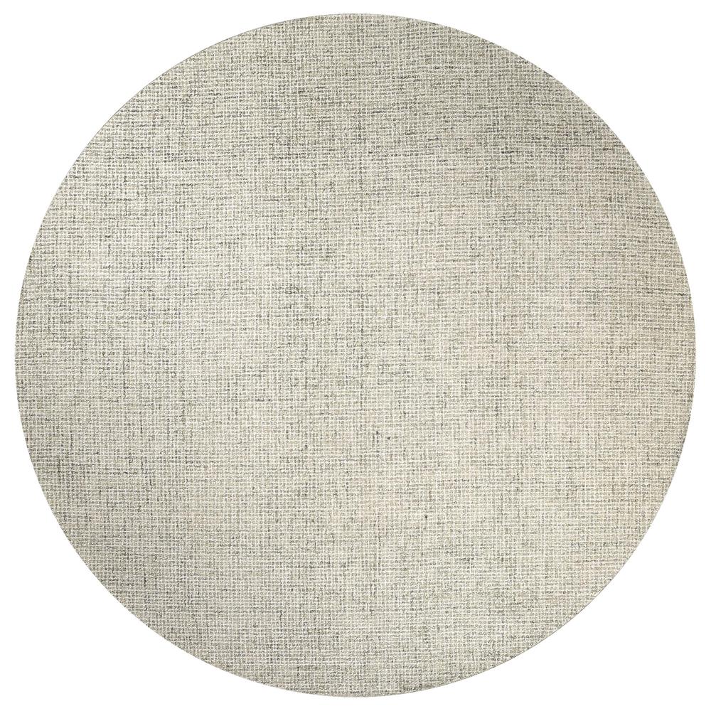 Hand Tufted Loop Pile Wool Rug, 8' x 8'. Picture 1
