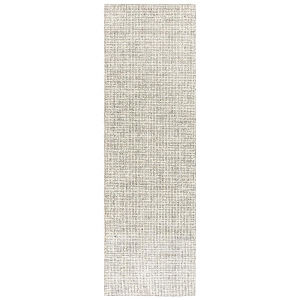 Hand Tufted Loop Pile Wool Rug, 2'6" x 8'. Picture 1