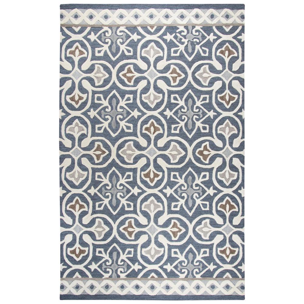 5' x 8' Hand-Tufted Rectangle Rug. Picture 1