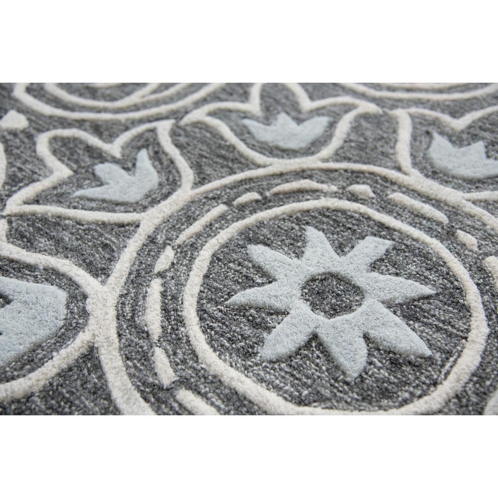 2' x 8' Hand-Tufted Rectangle Runner. Picture 4