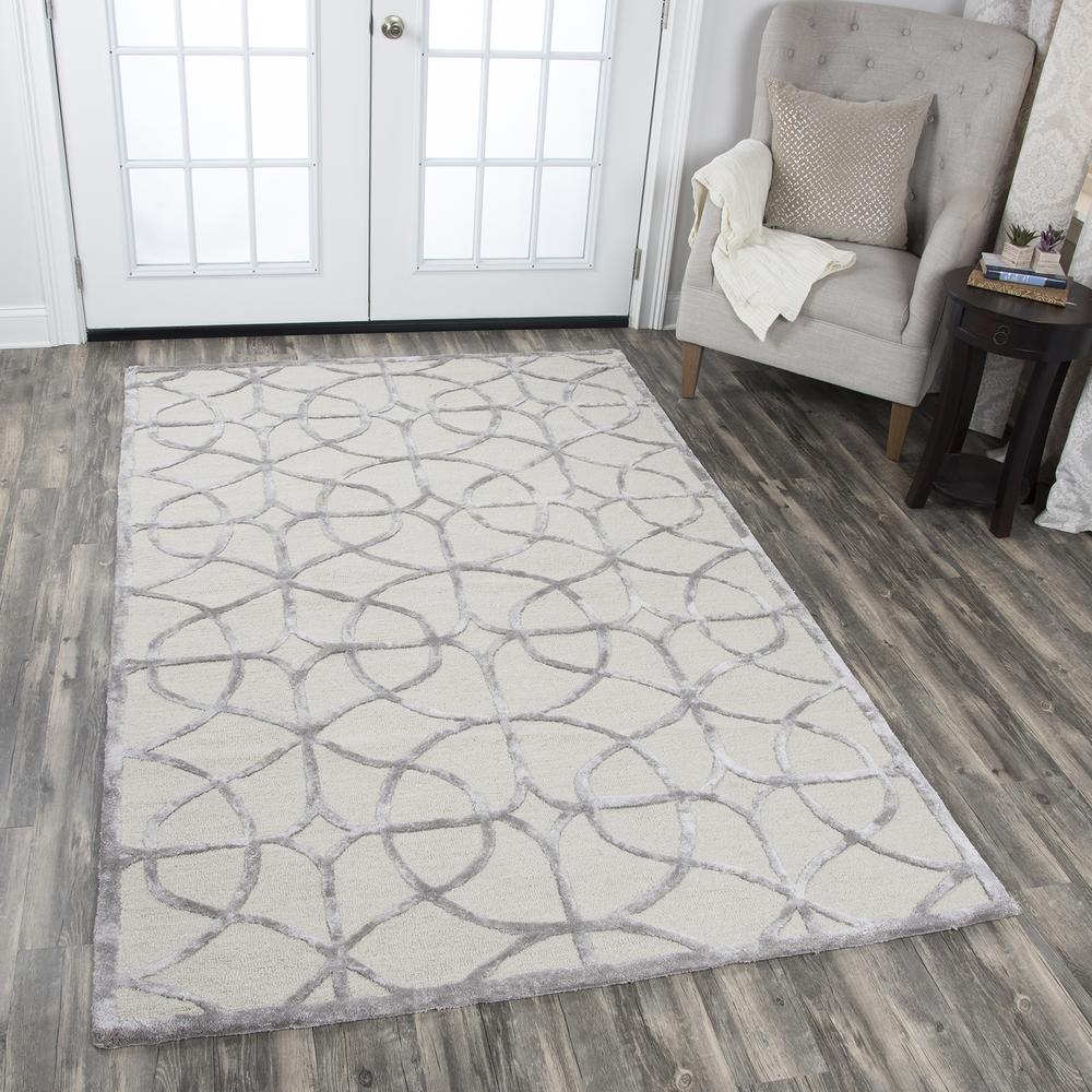 8' x 10' Hand-Tufted Rectangle Rug. Picture 13